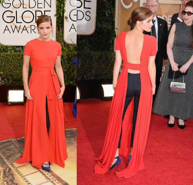 Emma Watson me enamoró perdidamente con su Dior, sobre todo de espalda. ¡Me encantó! Hermione, sigues siendo la más lista.